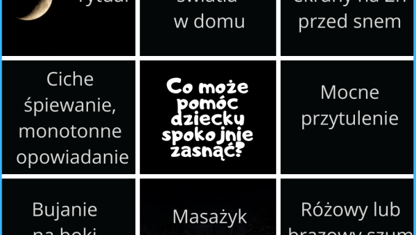 Czy można nauczyć dziecko zasypiać?