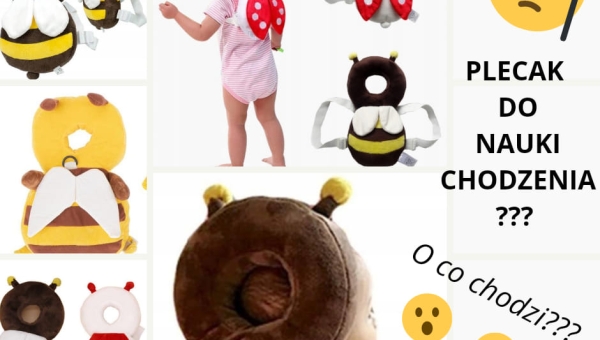 O co chodzi z plecakiem do nauki chodzenia?
