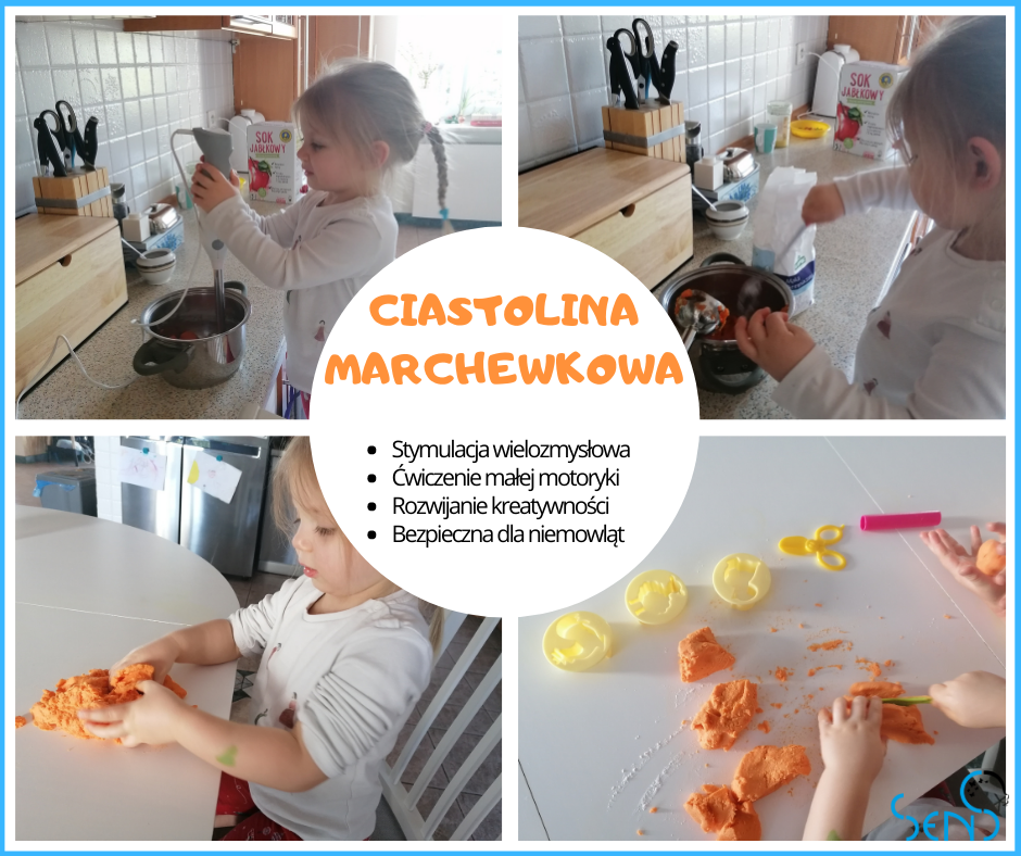 Ciastolina marchewkowa