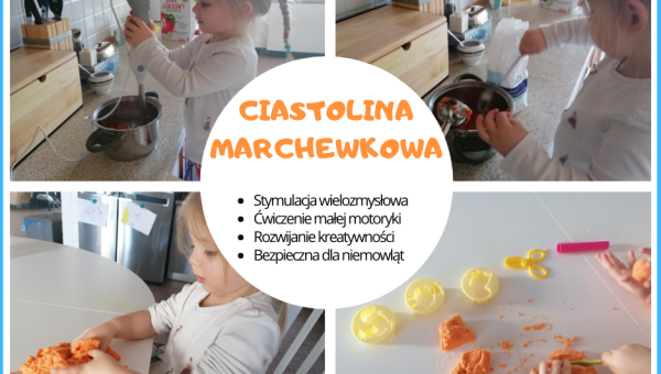 Ciastolina marchewkowa