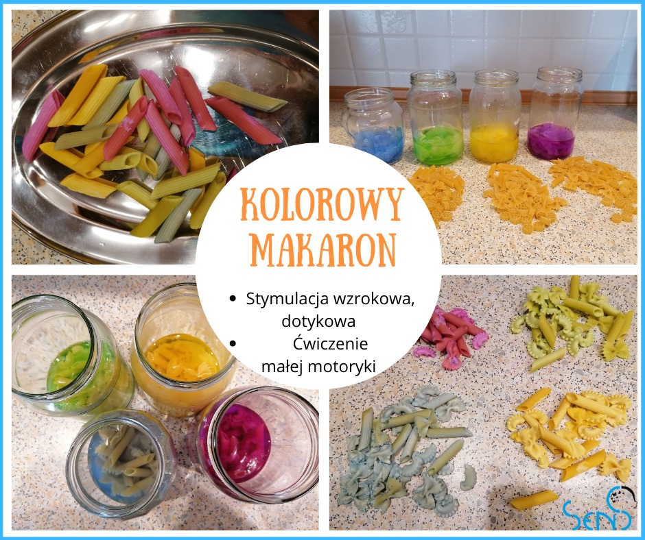 Kolorowy makaron