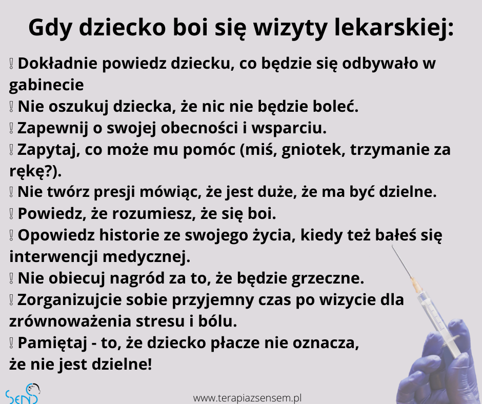 Gdy dziecko boi się wizyty lekarskiej