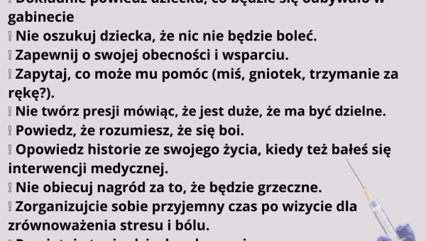 Gdy dziecko boi się wizyty lekarskiej