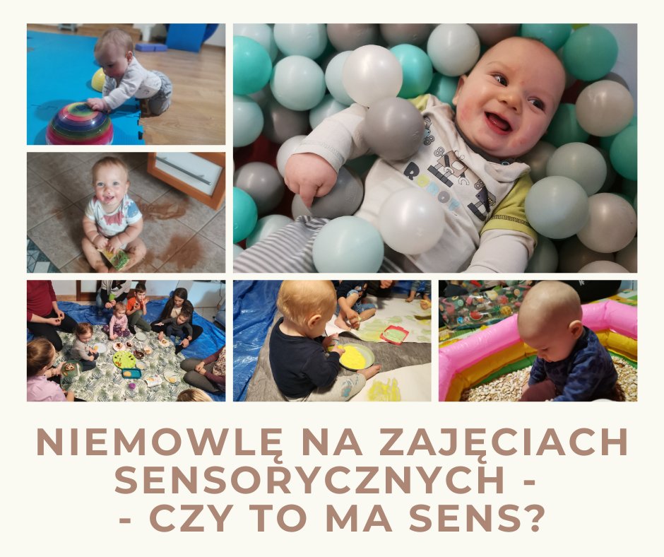 Niemowlęta na zajęciach sensorycznych?
