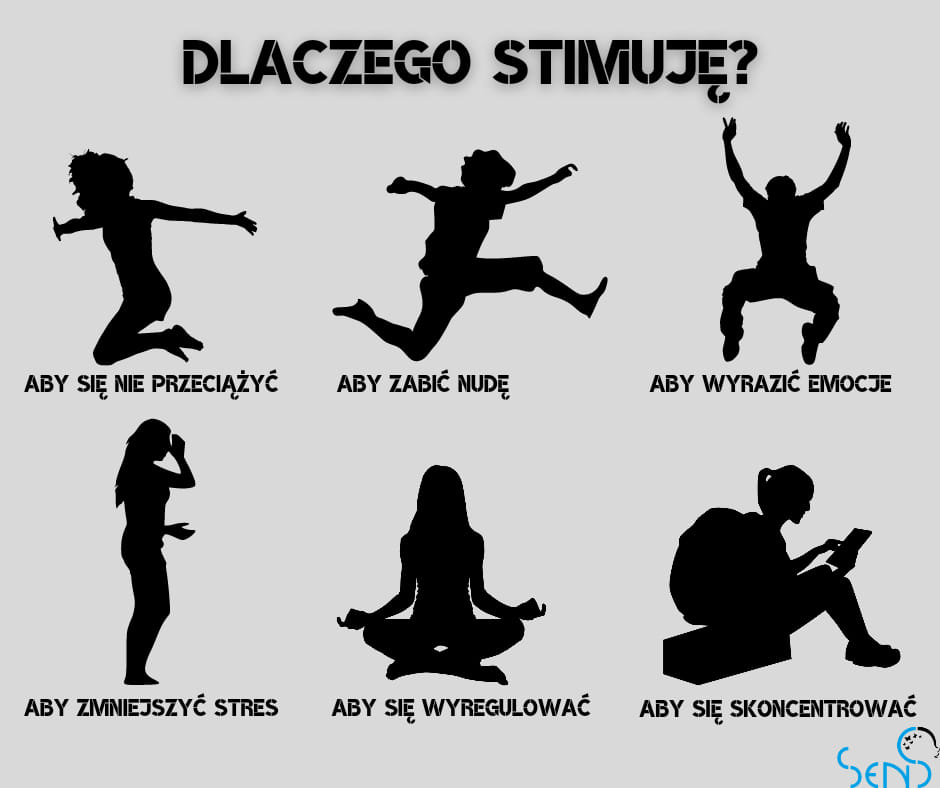 Stereotypie, stimy, autostymulacje