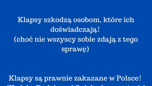 Klaps to przemoc!
