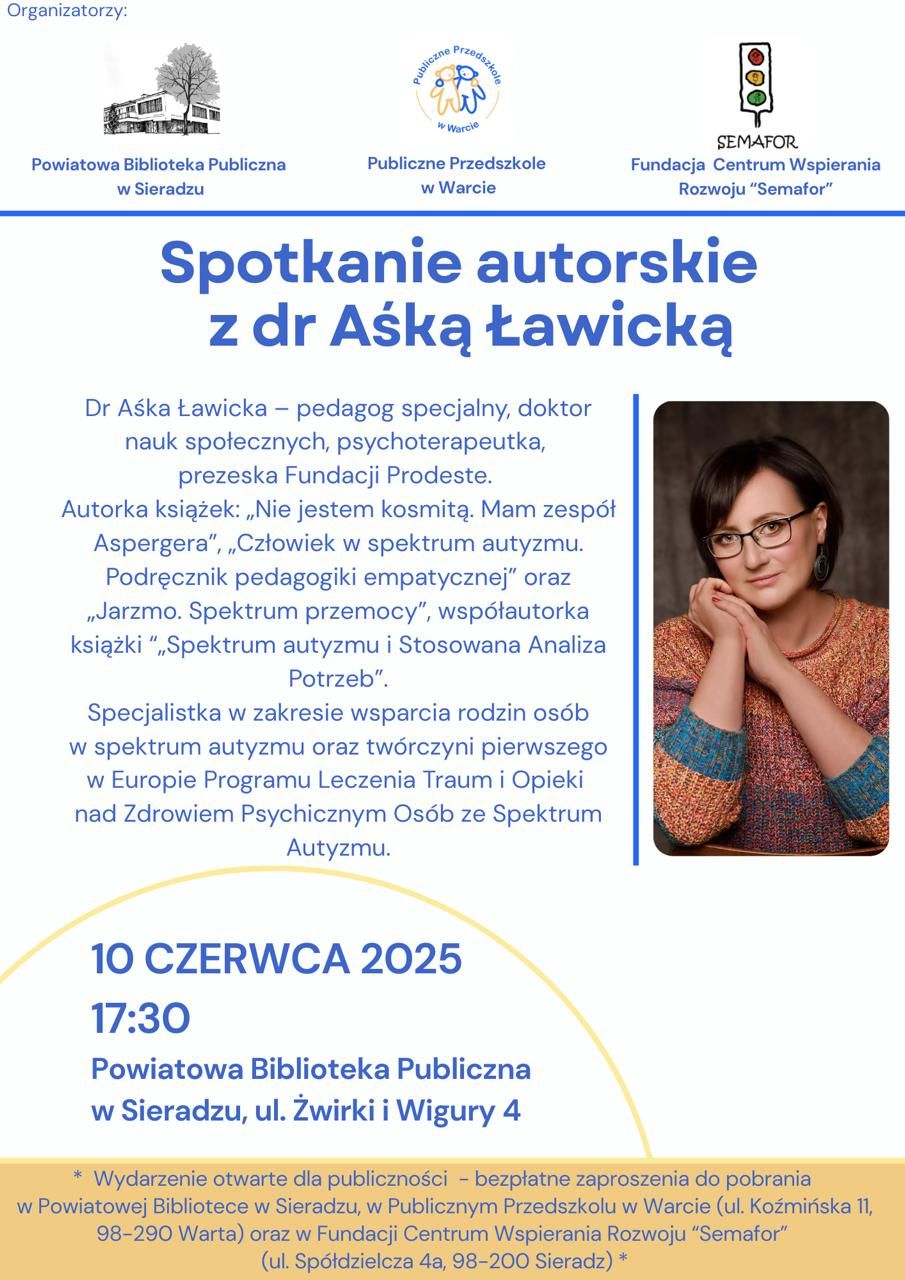 Spotkanie z Joanną Ławnicką
